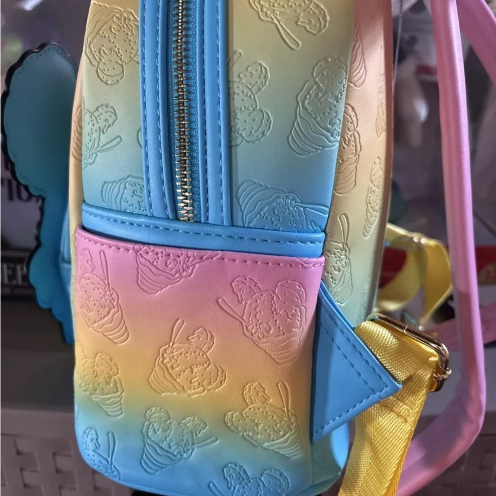 Disney parks Loungfly Colorful Ice Cream Embossed Mini Backpack